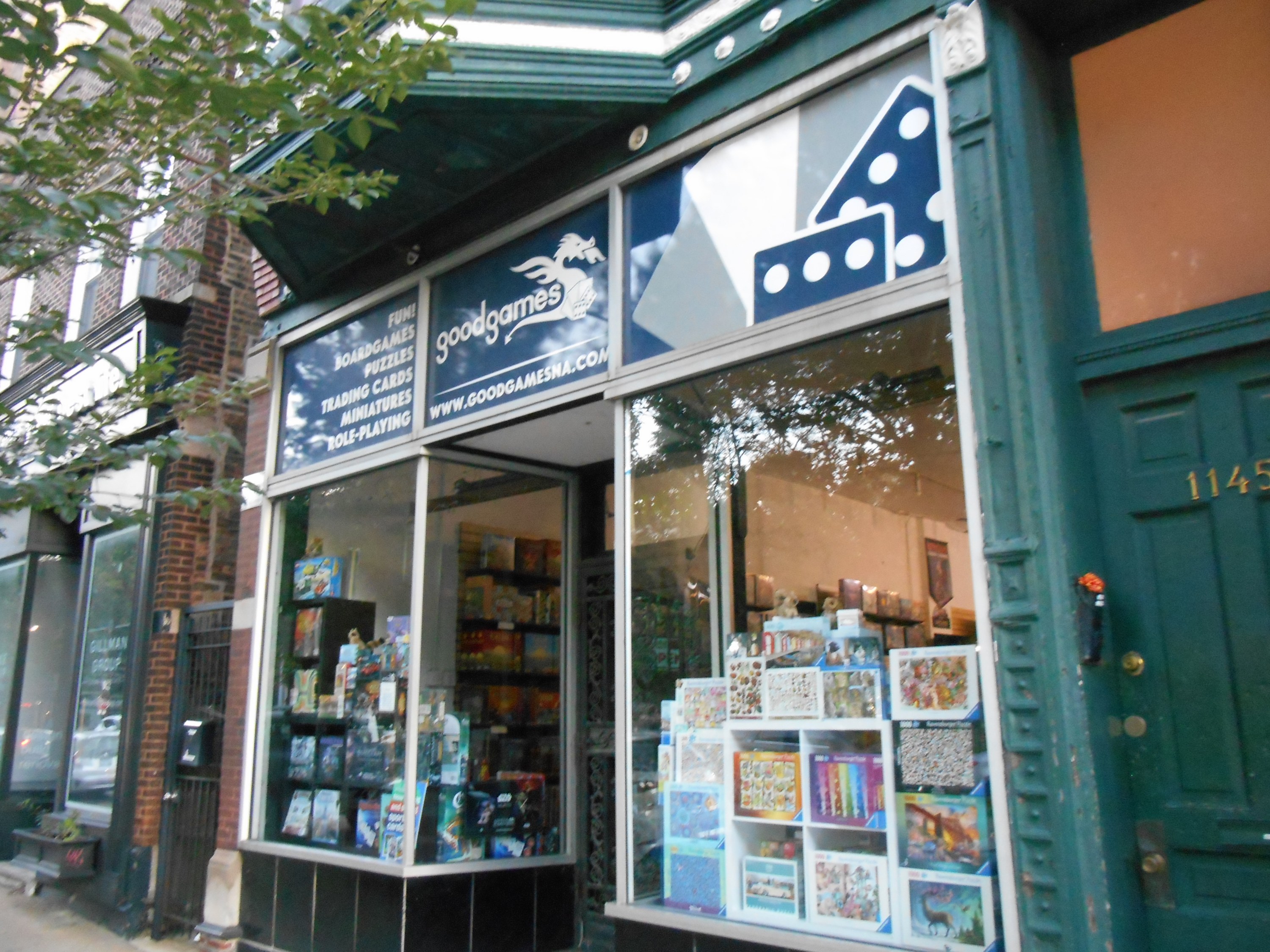 One of Chicago’s recognized Play! Pokémon stores GoodGames in Lincoln Park at 1145 West Webster Avenue. | Taken Oct 4, 2026, by Fabrizio E. Paco